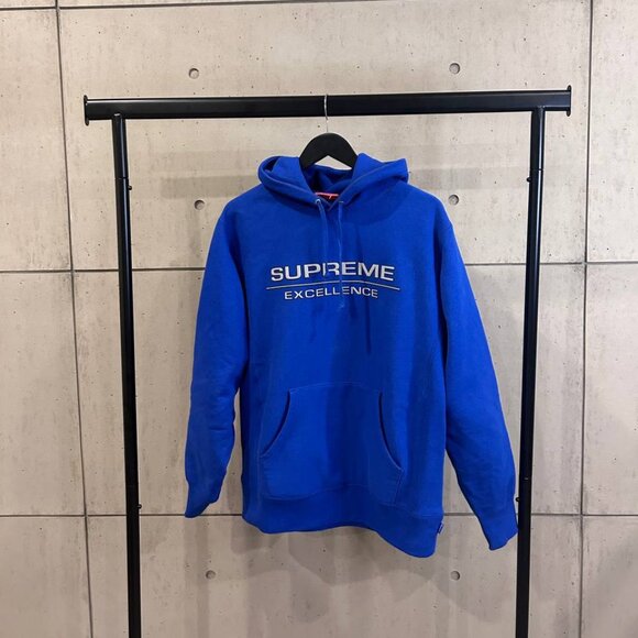 Supreme Other - Supreme Reflective Excellence Hooded Sweatshirt Royal Blue